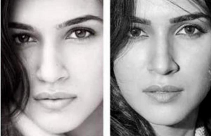Kriti Sanon before and after Kriti Sanon before and after