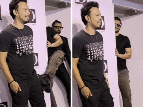 Ranveer Singh kicks Rohan Shrestha Ranveer Singh kicks Rohan Shrestha