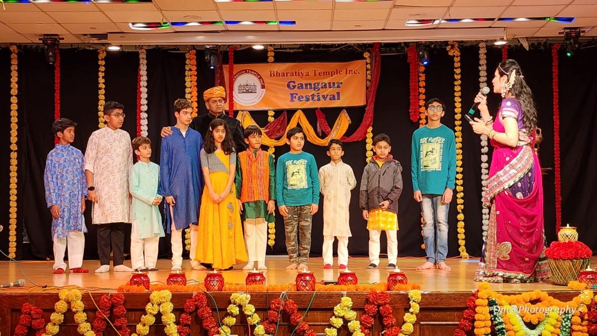 Young children gave educational presentations about millets, which was a key highlight. Prem Bhandari shares stage with kids Young children gave educational presentations about millets, which was a key highlight.