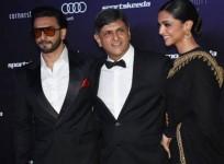 Ranveer Singh, Prakash Padukone, Deepika Padukone