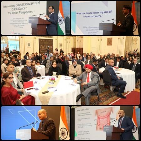 Seminar held at the Consulate General of India in New York on the subject of colon cancer Seminar held at the Consulate General of India in New York on the subject of colon cancer