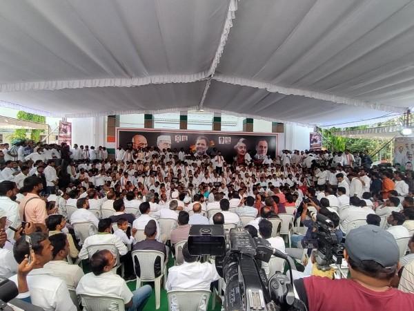 Telangana: Congress leaders protest over Rahul's disqualification Telangana: Congress leaders protest over Rahul's disqualification