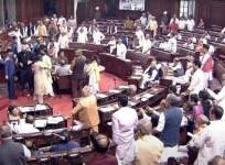 New Delhi: Rajya Sabha Chairman Jagdeep Dhankhar conducts proceedings in the House during Budget Session of Parliament, in New Delhi.