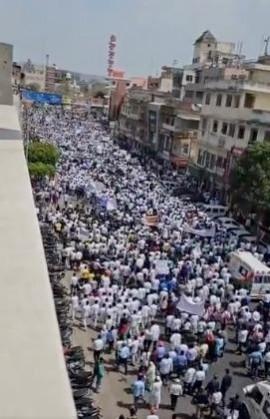 Doctors in Jaipur take out rally against Right to Heath Bill Doctors in Jaipur take out rally against Right to Heath Bill