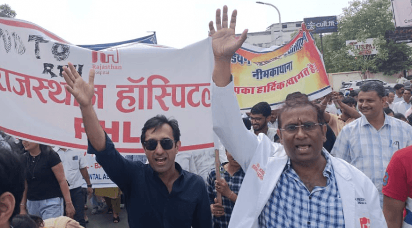 Doctors in Jaipur take out rally against Right to Heath Bill Doctors in Jaipur take out rally against Right to Heath Bill