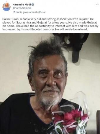 Salim Durani passes away Salim Durrani passes away