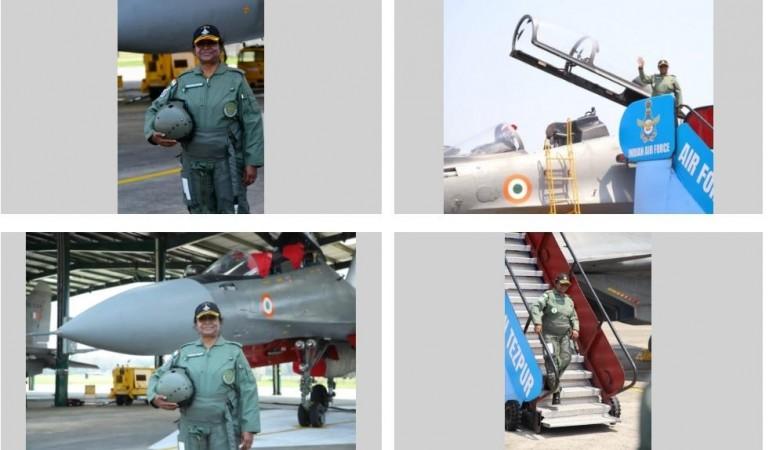 President Murmu takes a historic sortie in a sukhoi 30 mki fighter aircraft in Assam's Tezpur. President Murmu takes a historic sortie in a sukhoi 30 mki fighter aircraft in Assam's Tezpur.