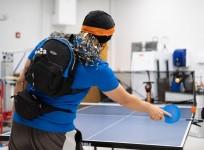 Playing sports against a robotic opponent can make your brain work harder.
