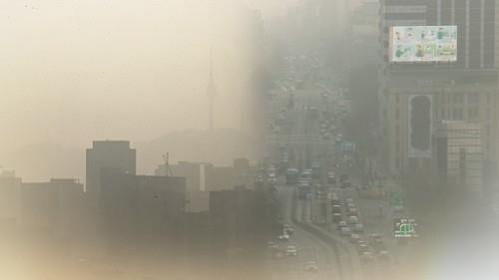 Seoul shrouded in yellow dust.(Yonhap/IANS) Seoul shrouded in yellow dust