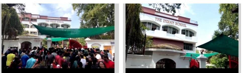 Delhi school evacuated after bomb threat email. Delhi school evacuated after bomb threat email.