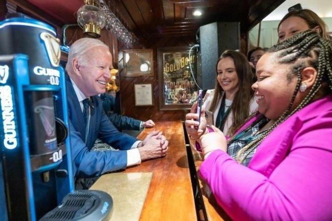 Joe Biden in Ireland. Joe Biden in Ireland.