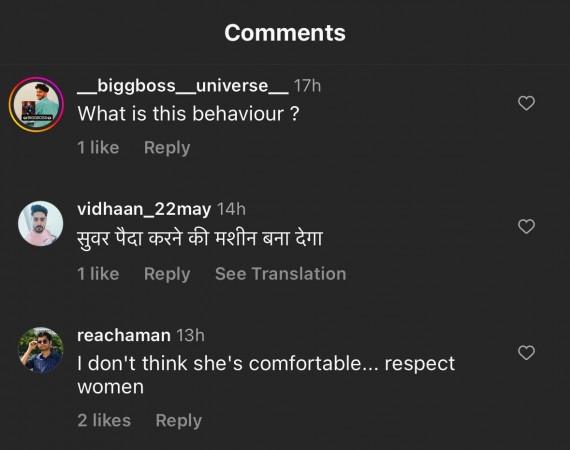 sana khan comments