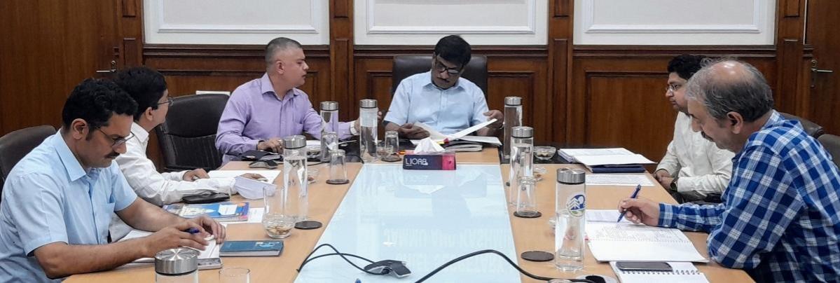 Chief Secretary of J&K Dr. Arun Kumar Mehta chairing a meeting of J&K Minerals Corporation Limited Chief Secretary Dr. Arun Kumar Mehta