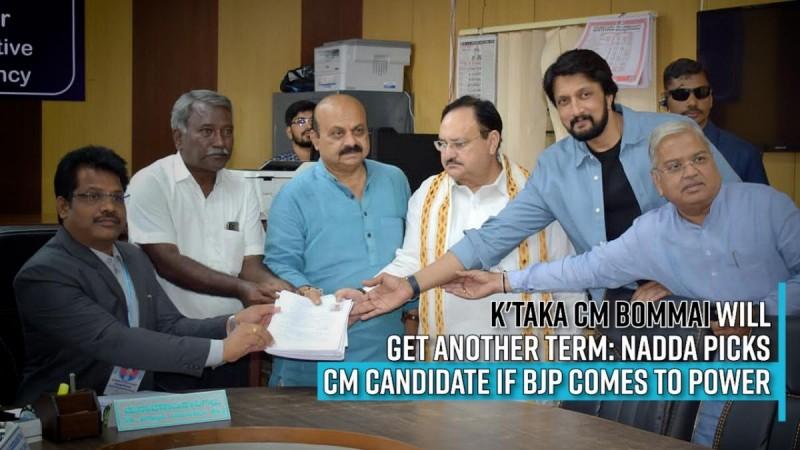 K'taka CM Bommai will get another term: Nadda picks CM candidate if BJP comes to power