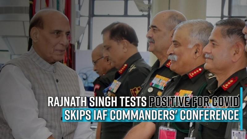 Rajnath Singh tests positive for COVID; skips IAF Commanders' Conference