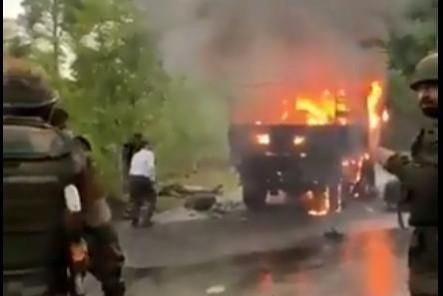 5 soldiers killed as army vehicle catches fire in suspected terror attack 5 soldiers killed as army vehicle catches fire in suspected terror attack