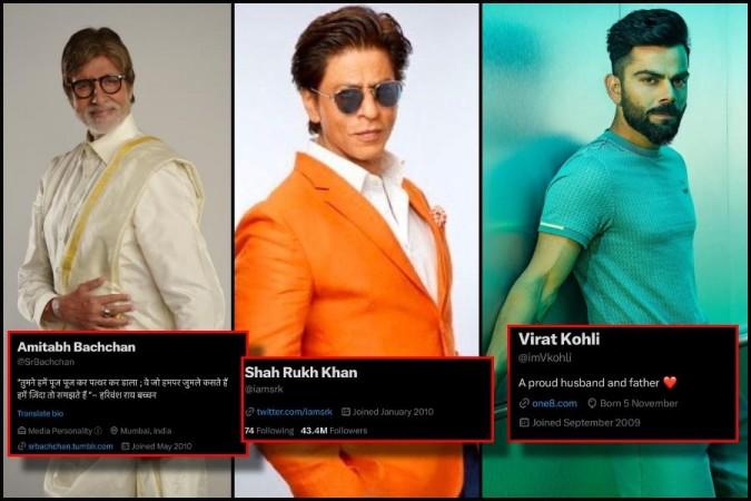 Virat Kohli, SRK and Amitabh Bachchan