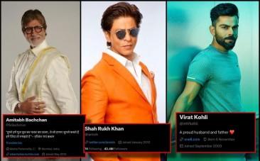 Virat Kohli, SRK and Amitabh Bachchan