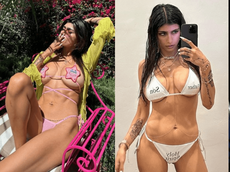 800px x 600px - Mia Khalifa flaunts her assets as she calls herself a 'desert baby', take a  look - IBTimes India