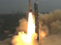 India's PSLV rocket lifts off with 2 Singapore satellites.