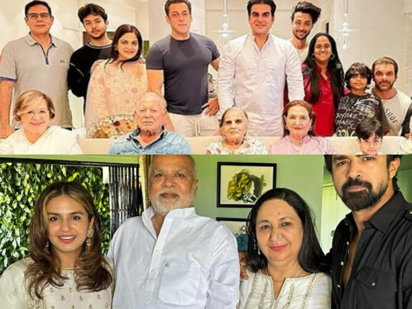 Salman Khan's family, Huma Qureshi with family Salman Khan's family, Huma Qureshi with family
