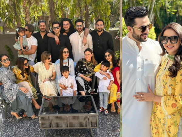 Aly Goni with family Aly Goni with family