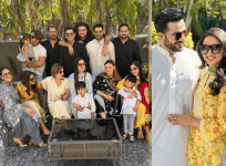 Aly Goni with family