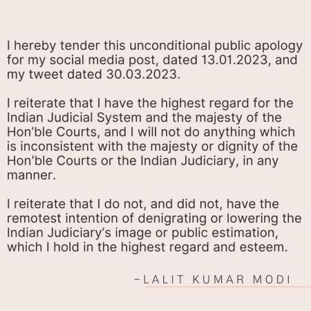 apology