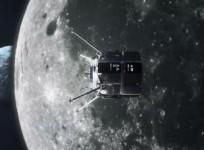 Artist's illustration of the Hakuto-R lander, which is operated by Japanese company ispace, at the moon