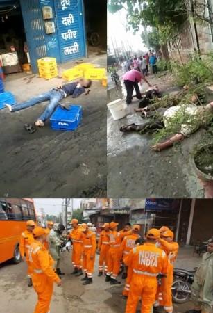 Nine killed in Ludhiana gas leak; NDRF reach site Nine killed in Ludhiana gas leak; NDRF reach site