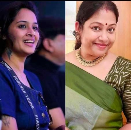 Maneesha (Left), Devu (Right) Bigg Boss Malayalam 5