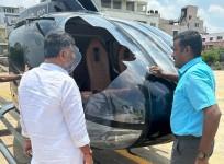 K'taka Cong President Shivakumar's chopper hit by vulture, tragedy averted