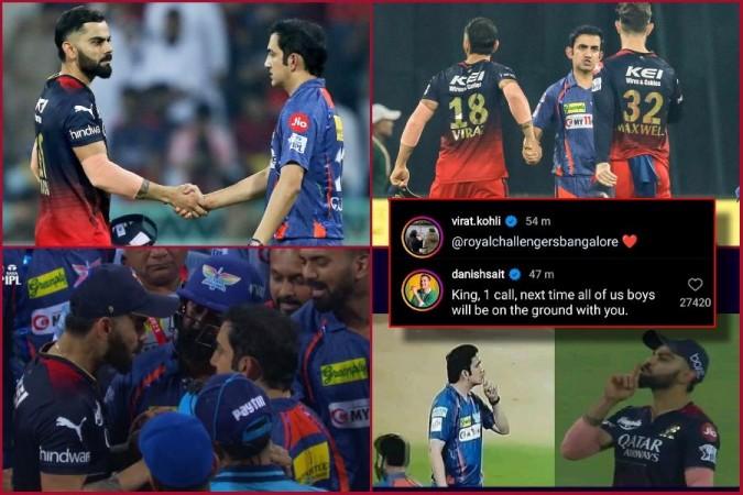 virat and gambir feud