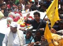 Shivarajkumar campaigning
