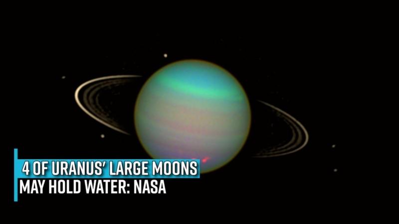 4 of Uranus' large moons may hold water: NASA
