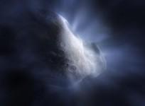 Webb telescope finds water, new mystery in rare comet.