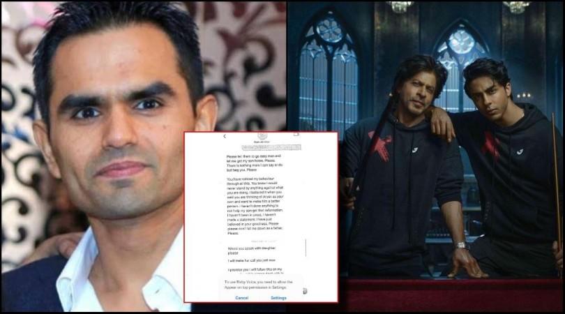 SRK's chat with Samir wankhede ..