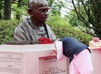 Gandhi bust in Hiroshima