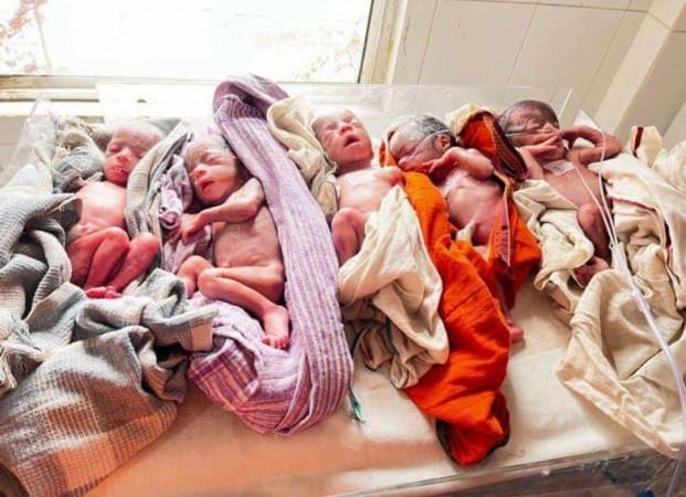 Jharkhand: Woman gives birth to five babies at RIMS. Jharkhand: Woman gives birth to five babies at RIMS