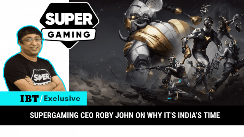 Roby John, co-founder and CEO of SuperGaming, developer of Indus battle royale game