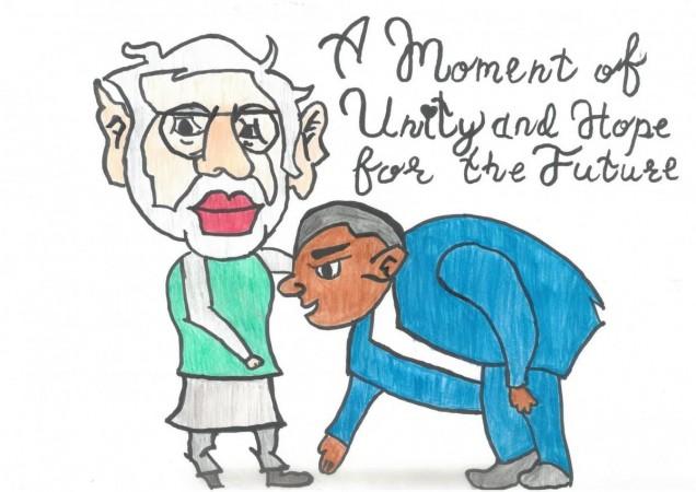 Caricature by 12-year-old Aarav Roy Caricature by 12-year-old Aarav Roy