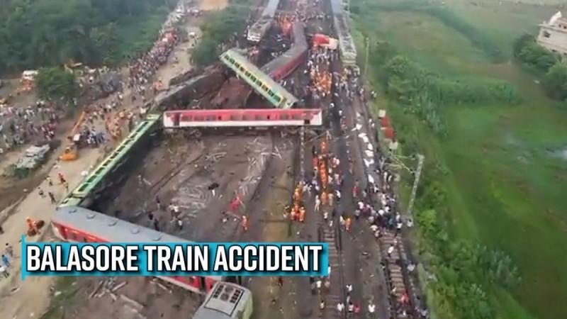 Balasore train accident in Odisha Balasore train accident