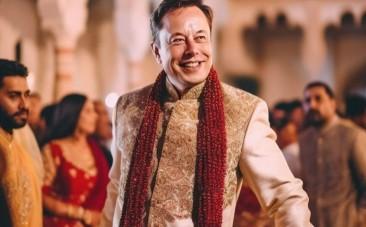 Elon Musk 'loves' his AI avatar in Indian sherwani.