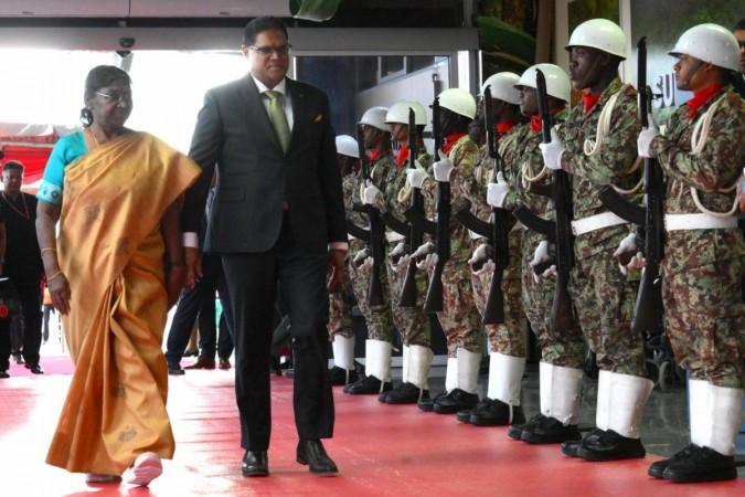 President Murmu reaches Suriname on first state visit. President Murmu reaches Suriname on first state visit.