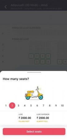 Adipurush ticket in Mumbai