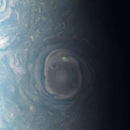 NASA's Juno mission images lightning on Jupiter. NASA's Juno mission images lightning on Jupiter.