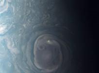 NASA's Juno mission images lightning on Jupiter.