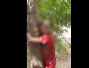 Man tied to tree, forced to chant 'Jai Shri Ram' Man tied to tree, forced to chant 'Jai Shri Ram'