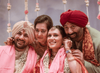 Karan Deol, Pooja, Drisha Acharya, Sunny Deol