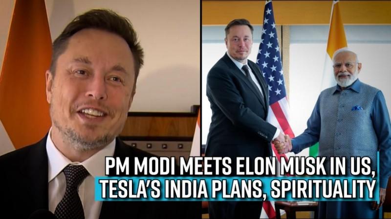 PM Modi meets Elon Musk in US; Tesla's India plans, spirituality & more discussed
